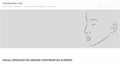 Desktop Screenshot of drofacialsurgery.com