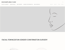 Tablet Screenshot of drofacialsurgery.com